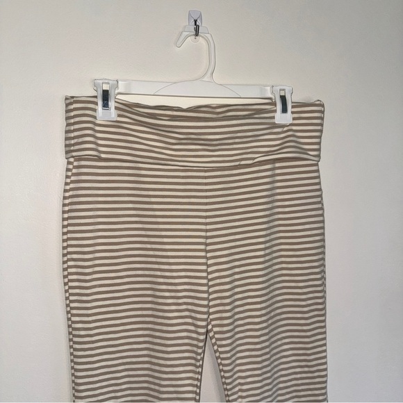 Edikted Kaeli Stripe Flare Pants - Beige Medium - Picture 3 of 5